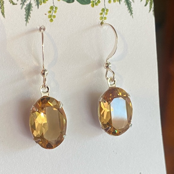 Smoky topaz Earrings - Picture 4 of 6